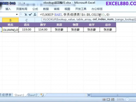 【视频教程】EXCEL表中用VLOOKUP快速返回整行或多列数据的方法