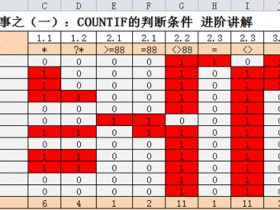 EXCEL880--COUNTIF的判断条件 进阶讲解 通配符 模糊匹配