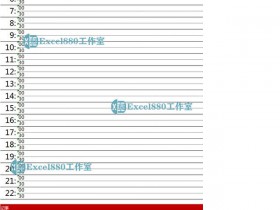 Excel纯模板 全自动每日时间管理 大气红高逼格模板 时间高效管理